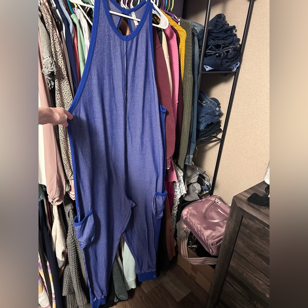 FP Movement by Free People Blue Jumpsuit